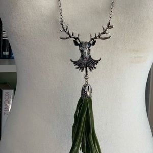 Steampunk Deer Necklace
